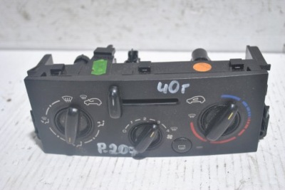 Панель керування вентиляція peugeot 207 69910001 фото №1