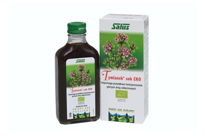 SOK Z TYMIANKU BIO 200 ml - SALUS