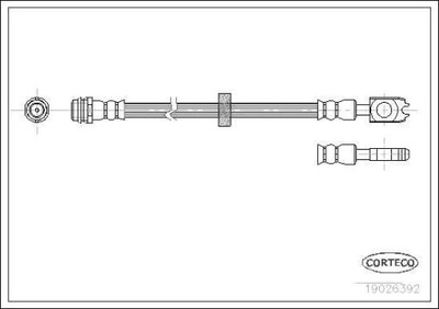 CABLE DE FRENADO FLEXIBLES AUDI  