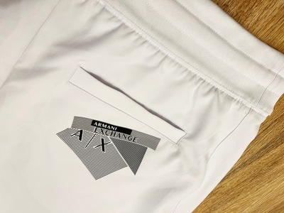 Armani Exchange męskie szorty spodenki białe XL Nowe