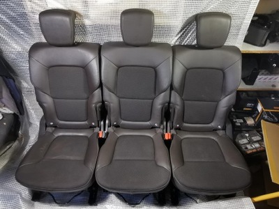 Renault espace v 5 14-19 сиденья задняя задние полукожа подогрев 3 штуки 2gi ряд фото №1