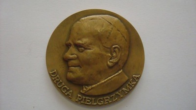 Medal JAN PAWEŁ II 1983 II pielgrzymka do Polski BRĄZ