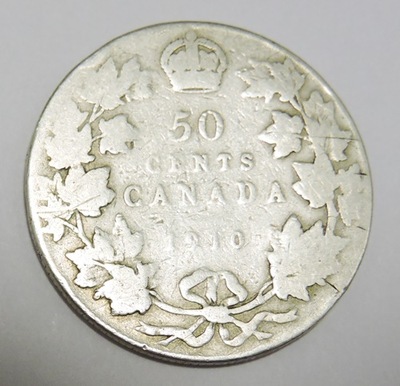 KANADA 50 cents 1910