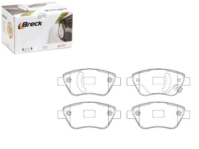 Комплект тормозных колодок тормозных breck 1605258 1605353 фото №1
