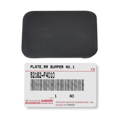 Заглушка фаркоп буксирувальний бампера toyota c-hr i 52162-f4010 оригінал фото №1