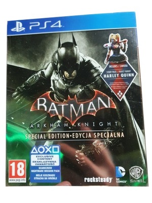 BATMAN ARKHAM KNIGHT SPECIAL PS4 STEELBOOK +GRA G2