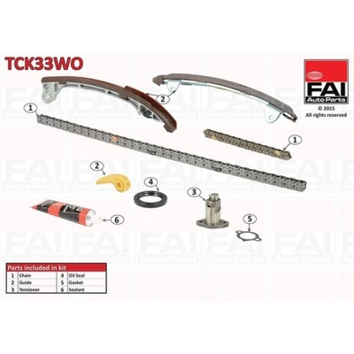 JUEGO CADENA DISTRIBUCIÓN FAI AUTOPARTS TCK33WO  