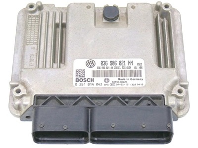 COMPUTADOR ECU TOURAN 1.9TDI 03G906021MM 0281014044  