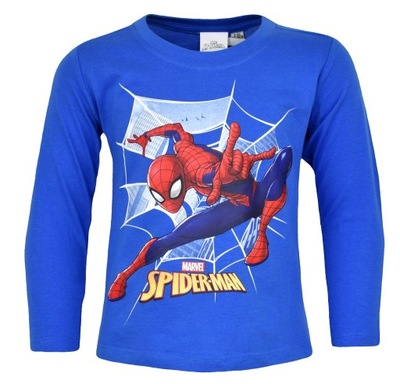 bluzka t-shirt SPIDERMAN MARVEL długi rękaw 92/98