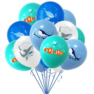 Balon Sea Party Ryby Lateksowe balony z nadrukiem dla dzieci