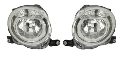 REJILLAS MAESTRO FAROS PARTE DELANTERA LEWA+PRAWA FIAT 500 2007-2015 DIRECCIÓN  