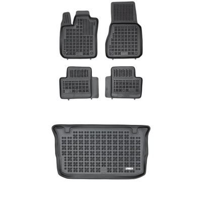 RUBBER SET MATS I MAT RENAULT TWINGO III 2014-2018 5 DOOR  