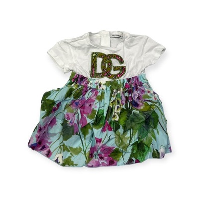 Sukienka dla dziewczynki Dolce & Gabbana 6-9mc