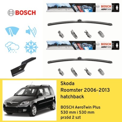 ESCOBILLAS PARTE DELANTERA PARA SKODA PRAKTIK VAN (2006-2013) BOSCH  