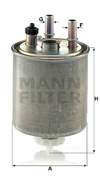 FILTER FUEL WK 9022  