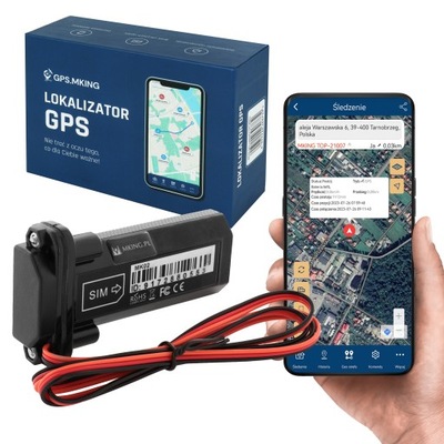 Lokalizator GPS BEZ ABONAMENTU APLIKACJA ŚLEDZENIE POJAZDU ŁODZI MK02