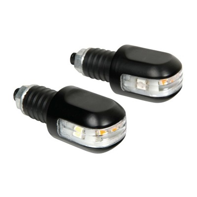 90240 RELUCIENTES CIEZARKI VOLANTE LUCES DIRECCIONALES 12V CZARNE,17/23 MM ()  