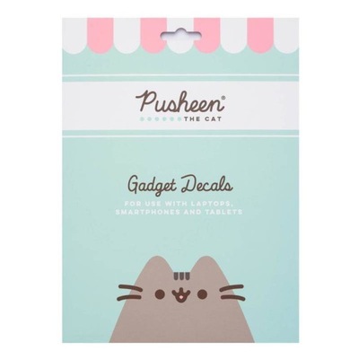 Pusheen - Zestaw 16 naklejek na laptopa / smartfona z kolekcji Foodie