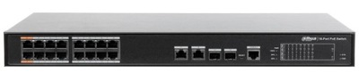 Switch Dahua PFS4218-16ET-190 czarny