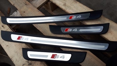S4 b8 a4 накладки накладки пороговые перед задняя sline фото №1