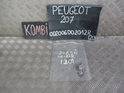 Значок надпис peugeot 207 06-12r 207 sw фото №1