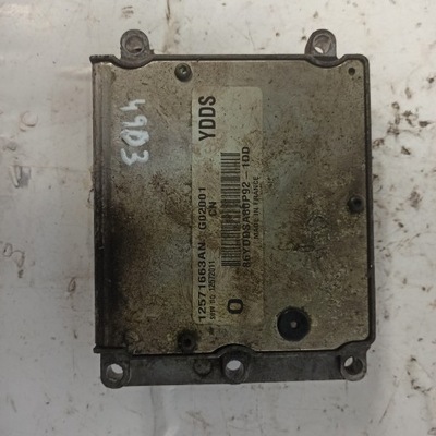 Opel vectra c 2.2 блок керування двигуна 12571663an фото №1