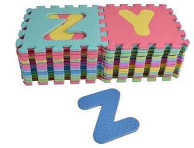 PUZZLE PIANKOWE 3D CYFRY LICZBY MATA LITERY 10 szt