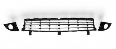 Renault scenic 2 рестайлинг  2006-2009 решётка  решётка бампера перед le+pr+środek фото №1