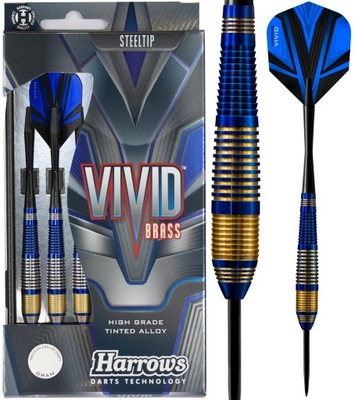 Lotki Rzutki Dart HARROWS Vivid Mosiężne STEEL 23g