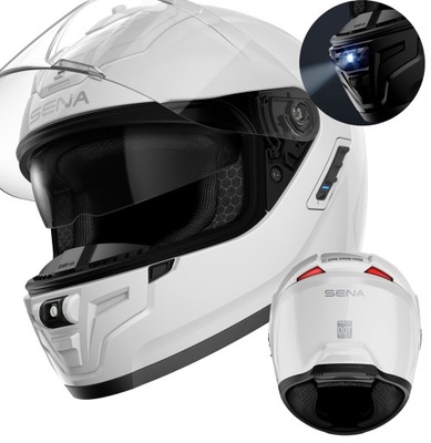 Kask motocyklowy SENA Phantom M 57-58 Interkom Mesh HarmanKardon AI Pinlock