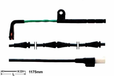 Ate 24.8190-0946.2 контакт попереджувальний, знос накладок гальмівних фото №1