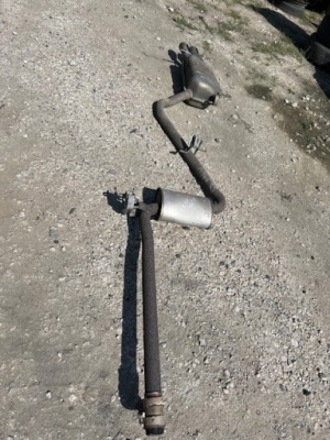 Гасник вихлоп audi a4 b7 2.0 tdi оригінал фото №1