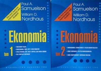 EKONOMIA T. 1 i 2 SAMUELSON, NORDHAUS KOMPLET