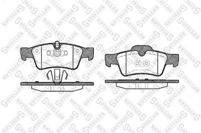 ZAPATAS DE FRENADO MERCEDES CLASE M 09-11 PARTE DELANTERA  