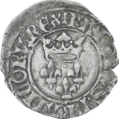 Francja, Charles VI, Florette, 1417-1422, Rouen, B