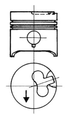 STŪMOKLIS KPL.OPEL 1.6D /80.00/ STD. /KS/ 93578600 