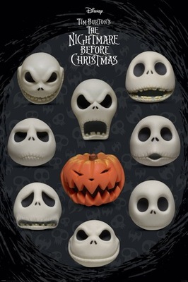 Plakat Nightmare Before Christmas Many 61x91.5 cm ozdoby Halloween