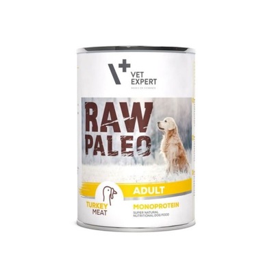 Raw Paleo Adult Dog turkey 6 x 400 g