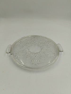 Patera Szklana Zdobiona