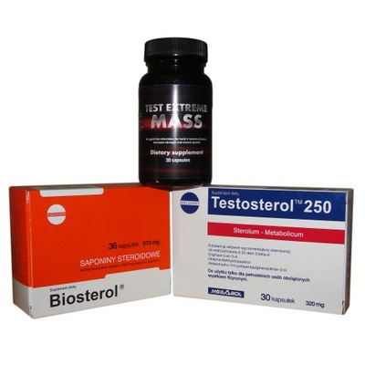 Test Extreme Mass + Biosterol + Testosterol masa