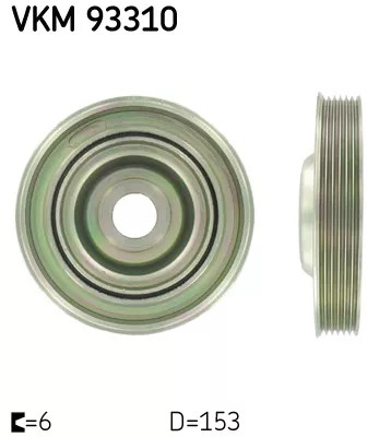 Skf vkm 93310 шків, wał колінчастий фото №1