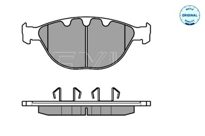 MEYLE КОЛОДКИ ДИСКОВЫЕ ТОРМОЗНОЕ ПЕРЕД BMW 5 E60 5 E61 6 E63 6 E64 7 E65 E66 фото