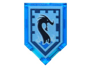 Lego Tile 2x3 NEXO Moc 22385pb031 6133087