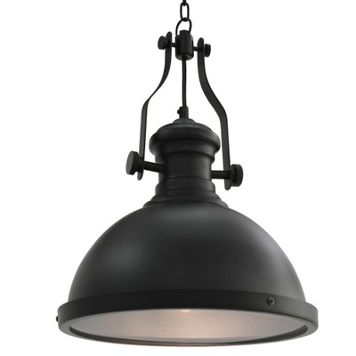 LAMPA SUFITOWA WISZĄCA LOFT INDUSTRIALNA == CZARNA