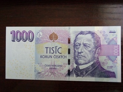 Banknot 1000 koron Czechy
