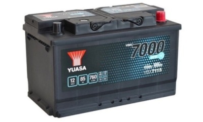 Акумулятор 12v 85ah 760a efb старт-стоп yuasa ybx7115 фото №1