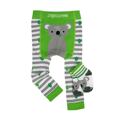 Zoocchini Legginsy i Skarpetki Koala 12-18m.