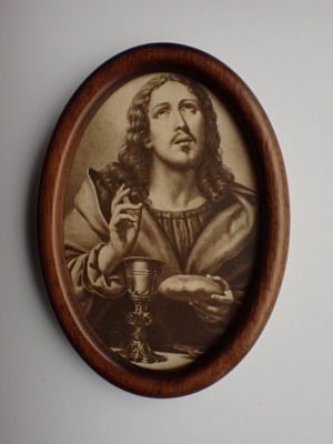 Stary Obraz Święty Jezus Chrystus Miniaturka