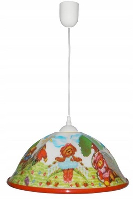 Lampa sufitowa E27 wisząca wielokolorowa MISIE 04