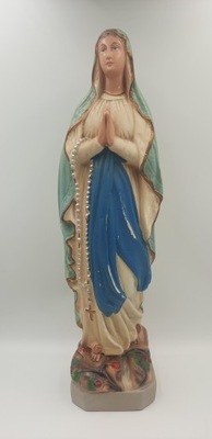 Rzeźba figura gipsowa Matka Boska
